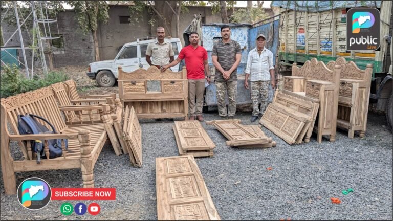 सावदा गावा नजीक अवैध वृक्षतोड प्रकरणात मोठी कारवाई