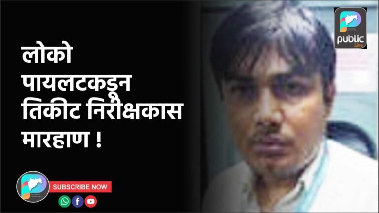 लोको पायलटकडून तिकीट निरीक्षकास मारहाण !