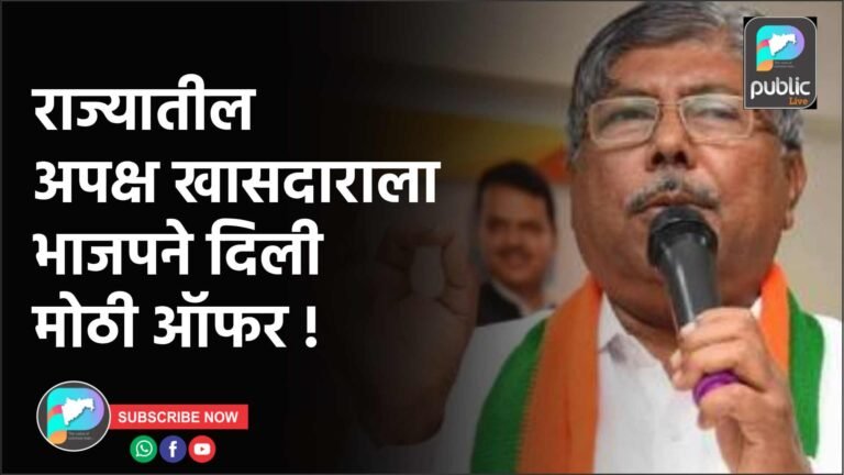 राज्यातील अपक्ष खासदाराला भाजपने दिली मोठी ऑफर !