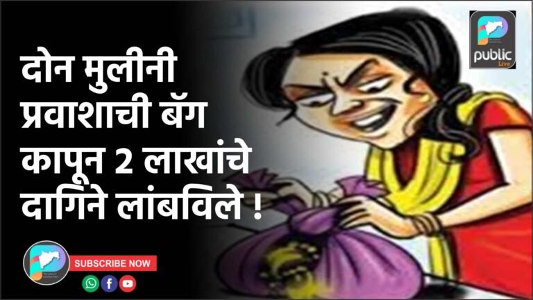 दोन मुलीनी प्रवाशाची बॅग कापून २ लाखांचे दागिने लांबविले !