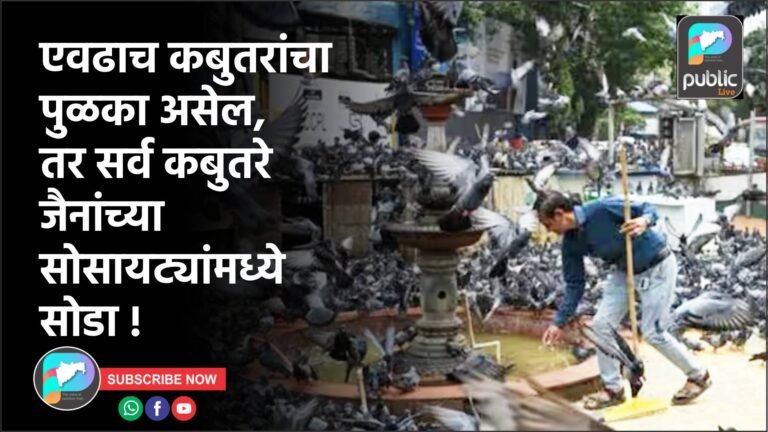 एवढाच कबुतरांचा पुळका असेल, तर सर्व कबुतरे जैनांच्या सोसायट्यांमध्ये सोडा !
