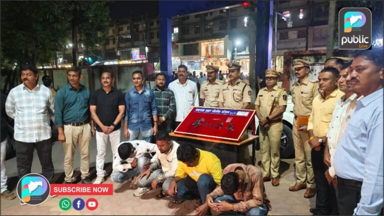 जळगावात दोन गावठी कट्ट्यांसह दहा जीवंत काडतूस कार जप्त !