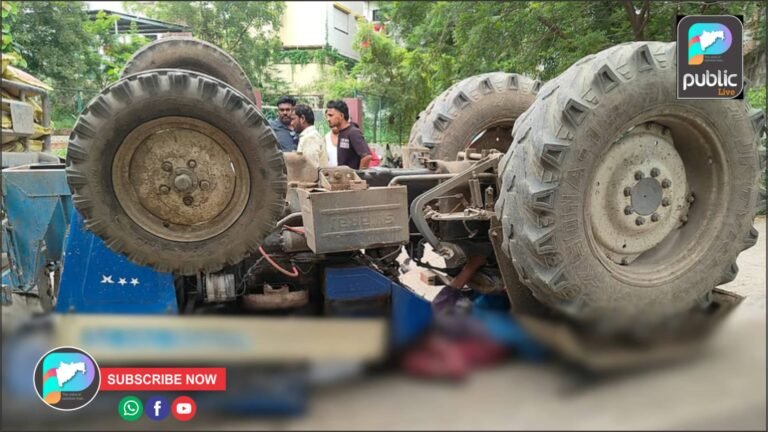 अनुराग कॉलनीत भीषण अपघात : ट्रॅक्टर चालक जागीच ठार !
