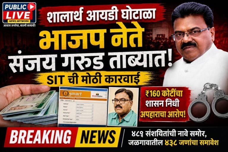 शालार्थ घोटाळा: शेंदुर्णीचे शिक्षण संस्थाचालक तथा भाजप नेते संजय गरुड सोलापुरातून ताब्यात